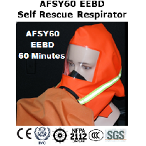 AFSY60 MARINE EEBD SELF RESCUE RESPIRATOR SOFT CASE